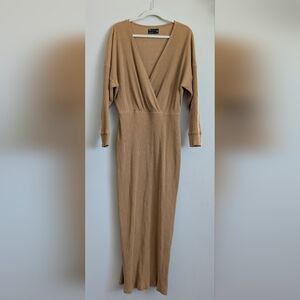ASOS Tan Long Sleeve Dress